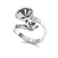 sterling silver ring blank for stones