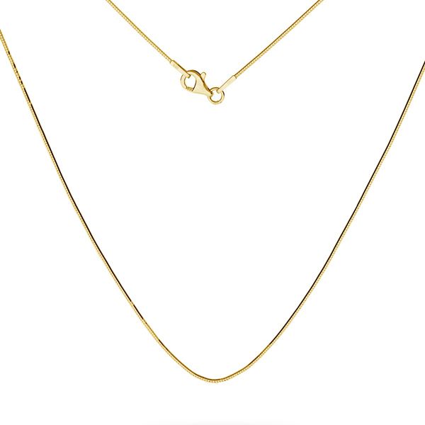 snake necklace gold