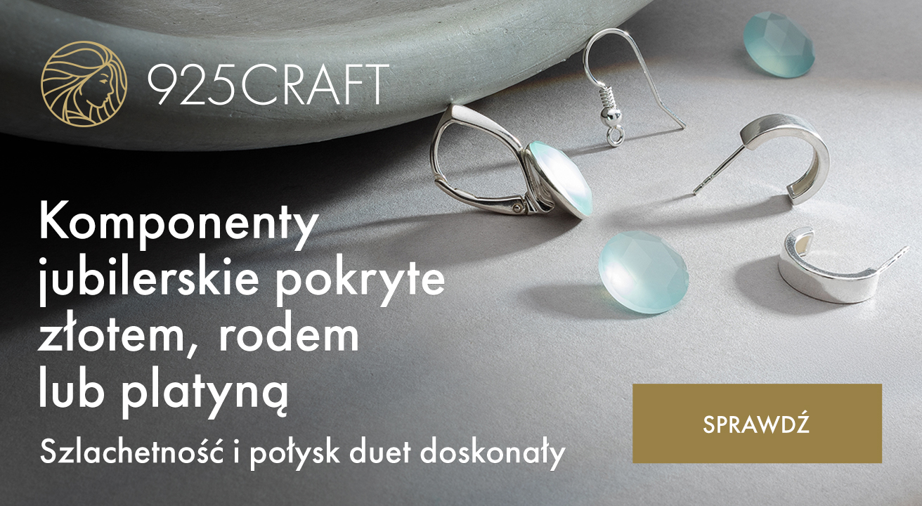 Półfabrykaty do tworzenia biżuterii