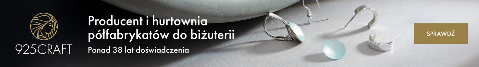 Półfabrykaty srebrne do wyrobu biżuterii