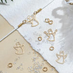 Zawieszka aniołek srebrny