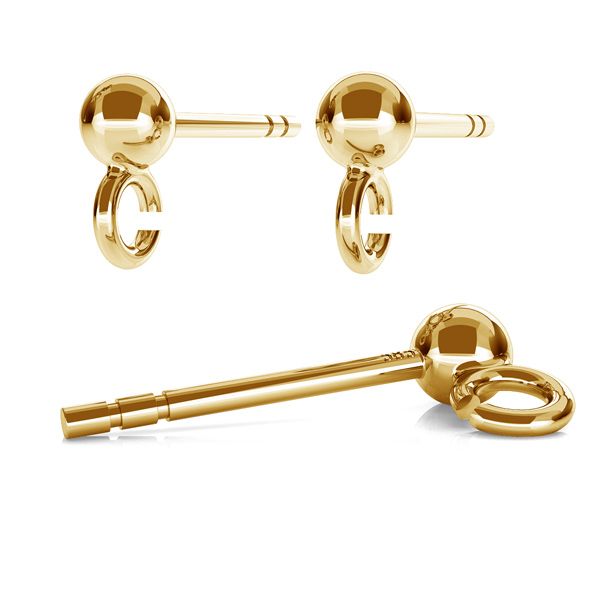 złote sztyfty do kolczyków