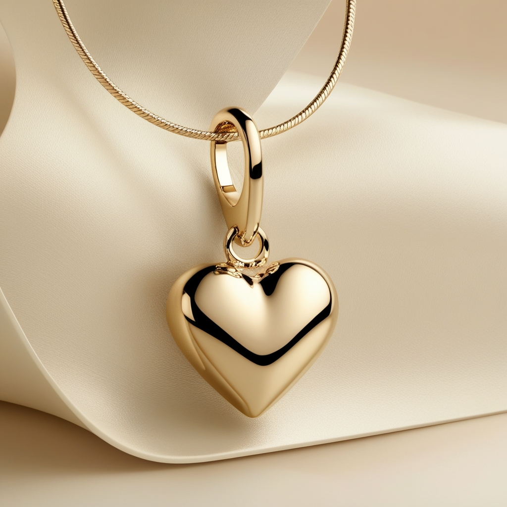 naszyjnik z sercem
