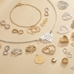 złota zawieszka serce