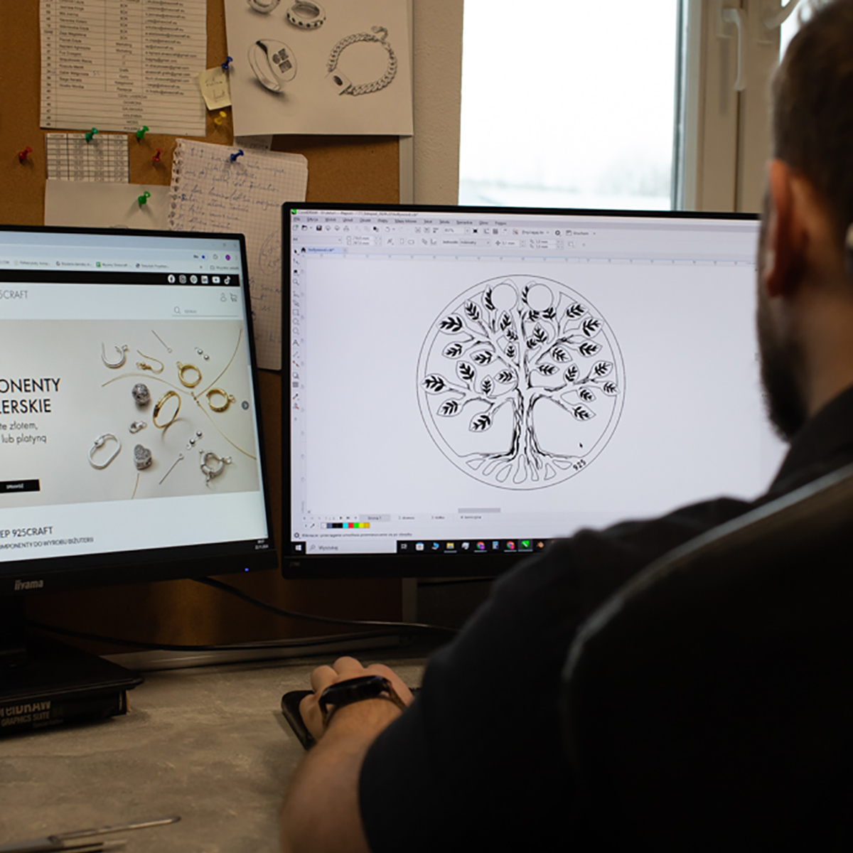 tworzenie biżuterii ze srebra i złota