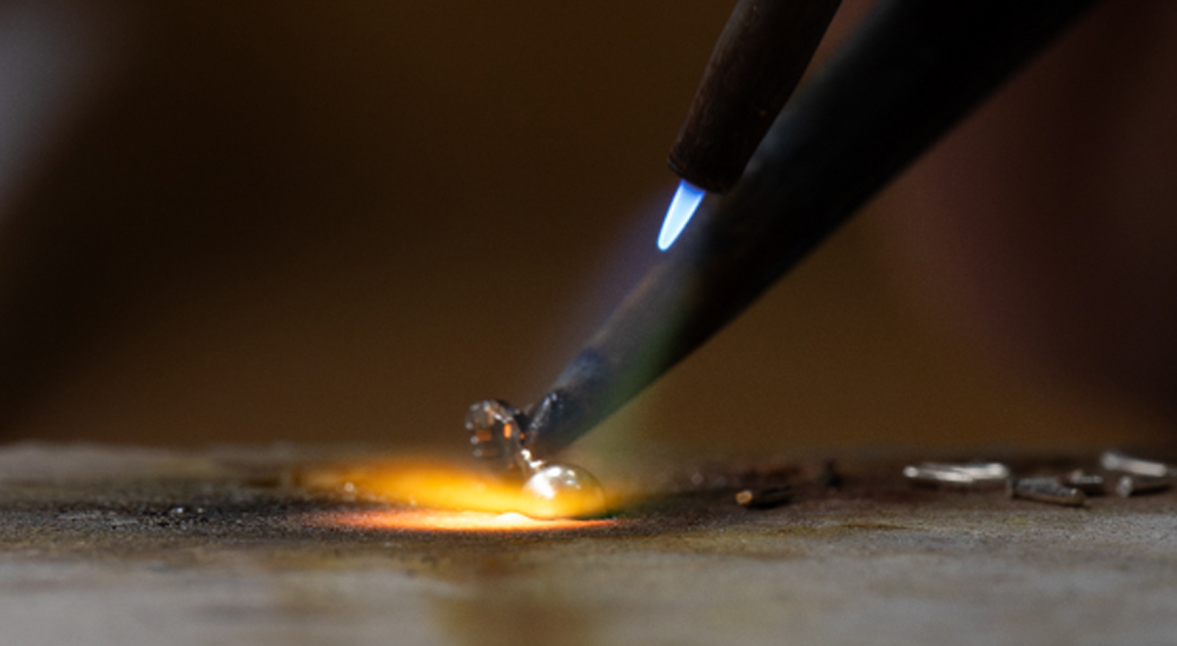 lutowanie półfabrykatów do biżuterii